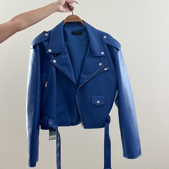 Storets Emma Pleather Rider Jacket Biker Style - Picture 3 of 7